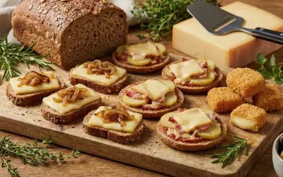 Przekąski na co dzień i na imprezę — co przygotować z sera raclette i pieczywa razowego