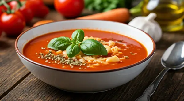 Ile kalorii ma zupa pomidorowa z makaronem? Zaskakujące wartości!